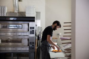 Enzo  at Small Print Pizza Bar in Windsor