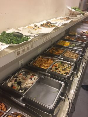 Buffet  at MíngJìng Zhāi 明净斋 in Shenyang