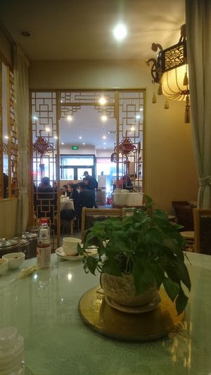 From the big table in the screened room at MíngJìng Zhāi 明净斋 in Shenyang