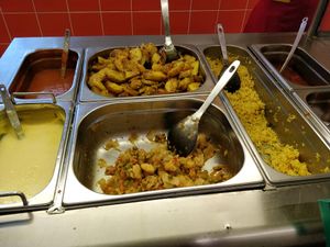 buffet selection at Dobraya Stolovaya - Bauman St in Kazan