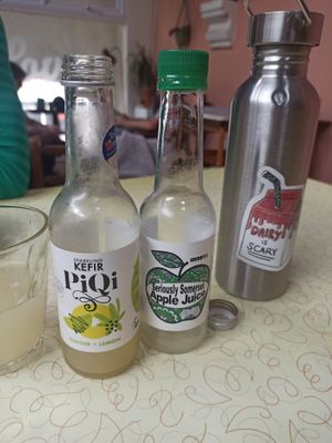 Drinks at Loves Cafe in Weston-super-mare