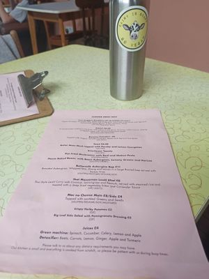 Menu at Loves Cafe in Weston-super-mare