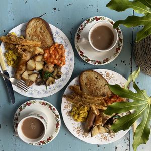   at Loves Cafe in Weston-super-mare