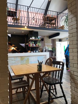 Inside  at Loves Cafe in Weston-super-mare