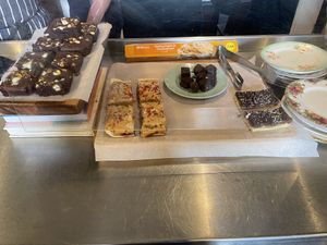 Bakes on offer  at Loves Cafe in Weston-super-mare