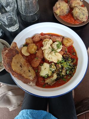 Shakshuka at Loves Cafe in Weston-super-mare