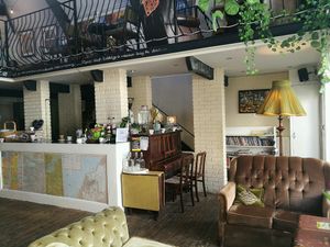 Bar front at Loves Cafe in Weston-super-mare