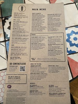 Menu  at LHR - Giraffe - T5 in West London