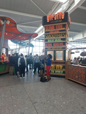Lhr at LHR - Giraffe - T5 in West London