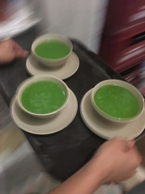 Veggie soup at Green Karst in Dong Van