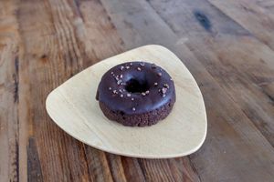Chocolate doughnut at plant-HOLIC in Ginowan