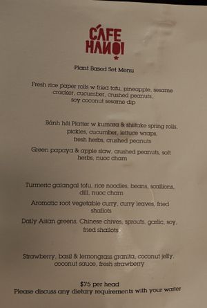  at Cafe Hanoi in Auckland