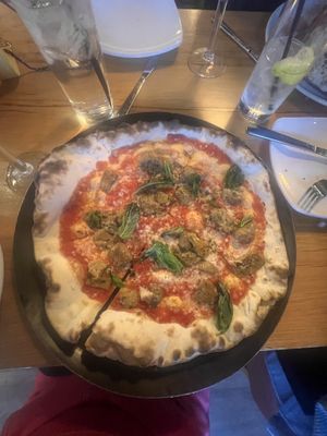 Italian mushroom vegan pizza  at Pomo Pizzeria in Scottsdale