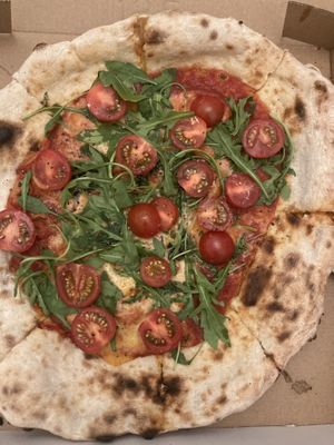 Al Volo with vegan cheese  at Al Volo Pizzeria in Auckland