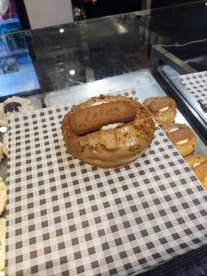 Biscoff donut at Doughnotts in Nottingham