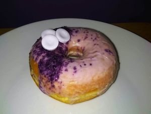 Parma Violet Doughnut - vegan at Doughnotts in Nottingham
