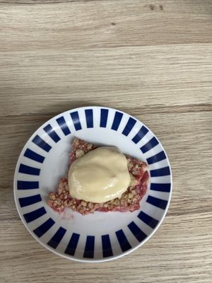 Vegan desert   at Cafe Grannen in Malmo