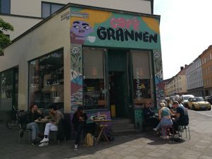 Front side at Cafe Grannen in Malmo