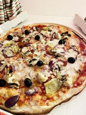 Vegan gardenia pizza at Pizza Express - Nottingham King St in Nottingham