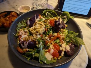 Vegan Budda bowl at Pizza Express - St Paul's Place in Sheffield