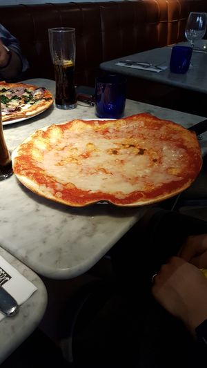 Vegan Cheese Margherita Pizza at Pizza Express in Preston
