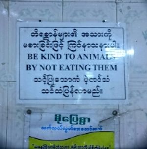 vegetarien  at Soe Pyi Swar Vegetarian Centre 斋全素食餐室 in Yangon