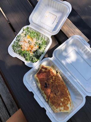 Breakfast burrito  at Die Pie in Edmonton