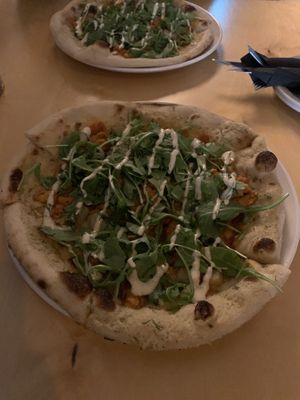 Buffalo chicken pizza at Die Pie in Edmonton