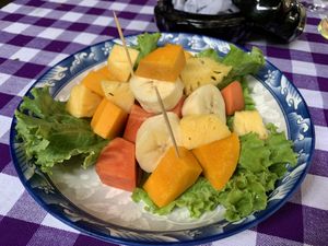 Fruit salad!!! Very tasty!!  at Yar Pyi in Bagan