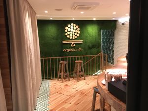 Inside  at Organic Caffe in Lisbon