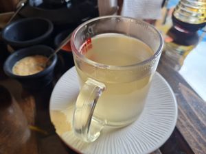 Ginger tea at Bek Semilla de Vida in San Cristobal De Las Casas