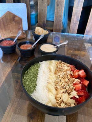 One of their smoothie bowls at Bek Semilla de Vida in San Cristobal De Las Casas