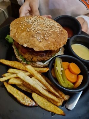 Burger at Bek Semilla de Vida in San Cristobal De Las Casas