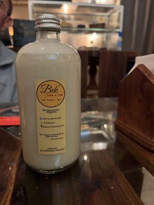 Peanut milk   at Bek Semilla de Vida in San Cristobal De Las Casas