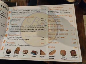 Menu 3 at Bek Semilla de Vida in San Cristobal De Las Casas