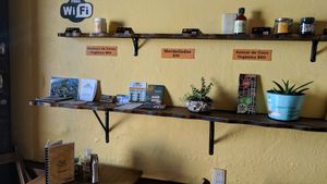 products and local info inside at Bek Semilla de Vida in San Cristobal De Las Casas