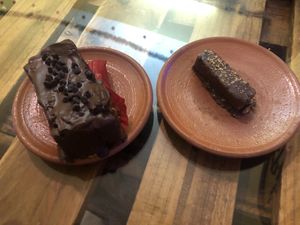 Snickers on the right  at Bek Semilla de Vida in San Cristobal De Las Casas