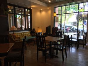 seating area, part 2 at Steep Mountain Teahouse in Bozeman