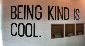 The wall inside the store. at Anti Social Icecream Co in Austin