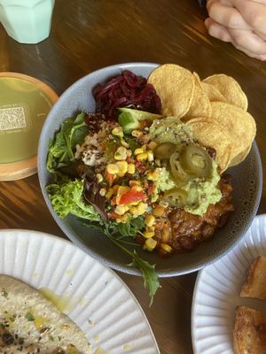 Mexican bowl   at The Treehouse Cafe in Ulladulla