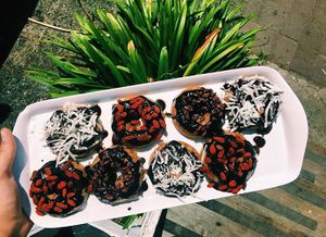 raw donuts  at The Treehouse Cafe in Ulladulla