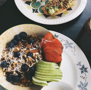 vegan breakfast bowl  at The Treehouse Cafe in Ulladulla