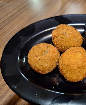 Vegetable balls at Komala's Restaurant - Little India in Central Singapore