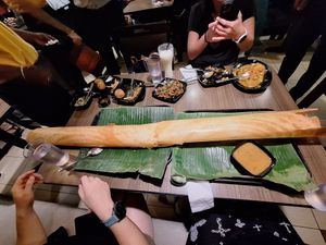Family size dosa! at Komala's Restaurant - Little India in Central Singapore