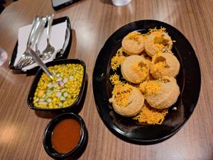Pani Puri at Komala's Restaurant - Little India in Central Singapore