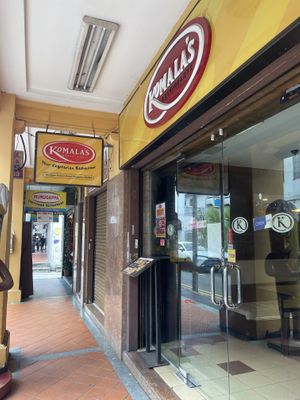   at Komala's Restaurant - Little India in Central Singapore