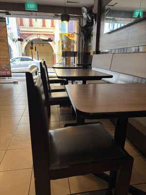 Inside  at Komala's Restaurant - Little India in Central Singapore