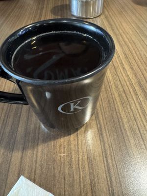 Black Filter Coffeee  at Komala's Restaurant - Little India in Central Singapore