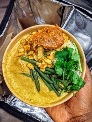 Peanut curry at Mildreds - Dalston in East London