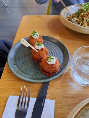 Arranchini rosso at Mildreds - Dalston in East London